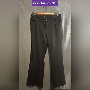 Torrid Women's Flare Black Jeans